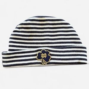 Notre Dame Fighting Irish Newborn Hat with Embroidered Patch 100% Cotton
